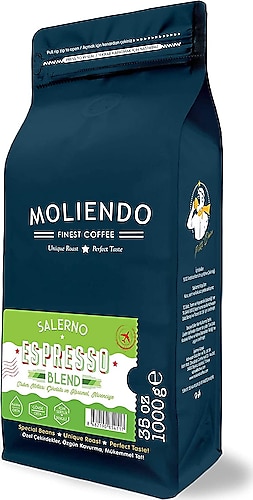 Moliendo Salerno Espresso Blend Çekirdek Kahve 1 kg