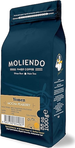 Moliendo Yemen Mocha Çekirdek Kahve 1 kg