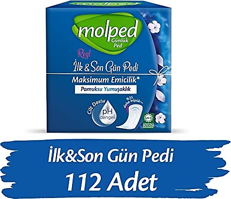 Molped İLK&SON Günlük Pedi Uzun 112 Adet