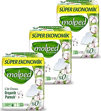 Molped Pure&soft Hijyenik Ped Normal Süper Avantaj Paketi 72 Adet