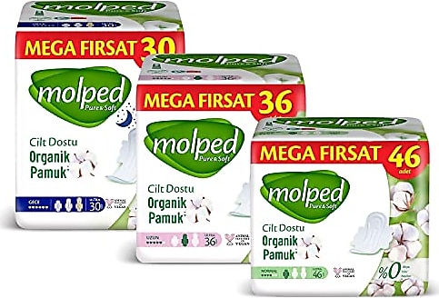 Molped Pure&soft Hijyenik Ped Süper Mega Paket 112 Adet