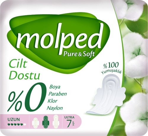 Molped Pure & Soft Uzun 7'li Hijyenik Ped