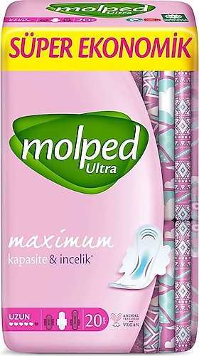 Molped Ultra Uzun Hijyenik Ped 20'li
