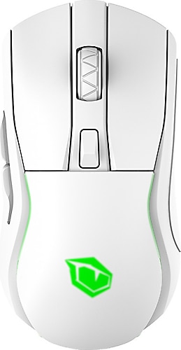 Monster Pusat Reflex Pro Beyaz RGB Şarjlı Optik Kablosuz Oyuncu Mouse