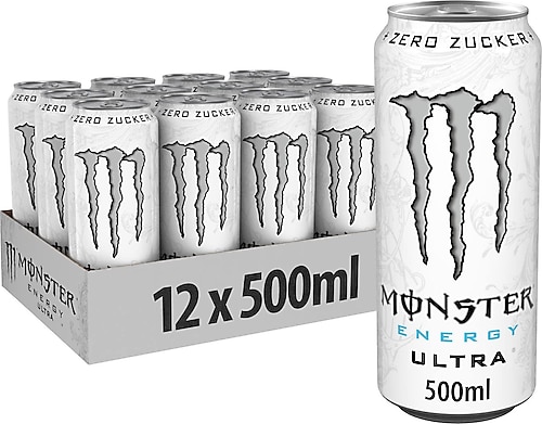 Monster Ultra Şekersiz Enerji İçeceği 12X500 ML