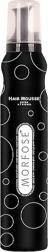 Morfose Extra Strong Siyah 200 ml Saç Köpüğü