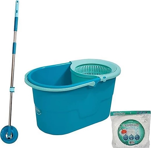 Motek Fix Mop Temizlik Kovası Mıcrofiber Temizlik Seti