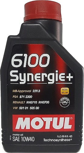 Motul 6100 Synergie+ 10W-40 1 lt 4'lü Motor Yağı