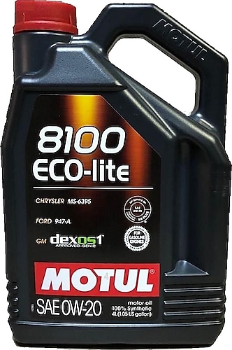 Motul 8100 Eco-Lite 0W-20 4 lt Motor Yağı
