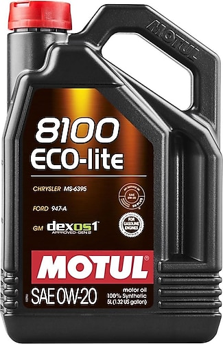 Motul 8100 Eco-Lite 0W-20 5 lt Motor Yağı
