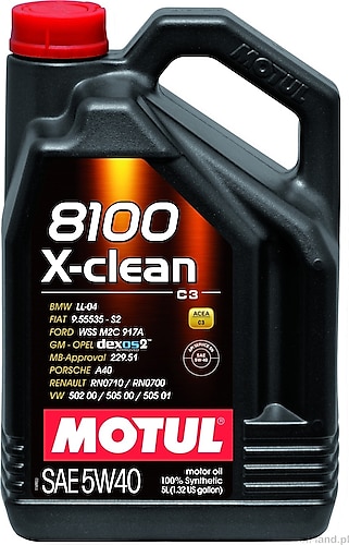 Motul 8100 X-Clean 5W-40 4 lt Motor Yağı