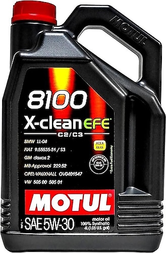 Motul 8100 X-Clean EFE 5W-30 4 lt Motor Yağı - 2024