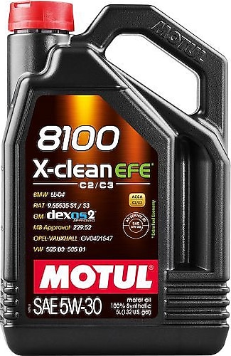 Motul 8100 X-Clean EFE 5W-30 5 lt Motor Yağı - 2023