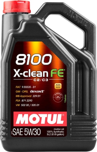 Motul 8100 X-Clean Fe 5W-30 5 lt Motor Yağı