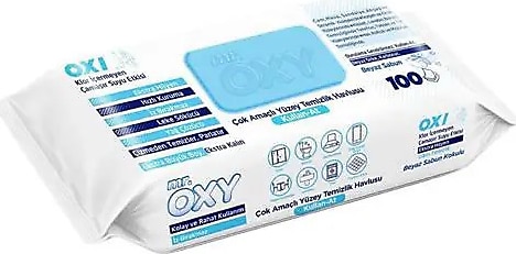 Mr. Oxy Beyaz Sabun Kokulu Yüzey Temizlik Havlusu 100 Yaprak