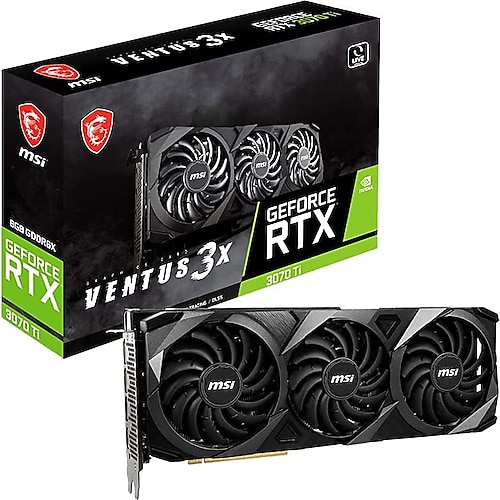 MSI RTX 3070 TI Ventus 3X 8G OC 256 Bit GDDR6X 8 GB Ekran Kartı