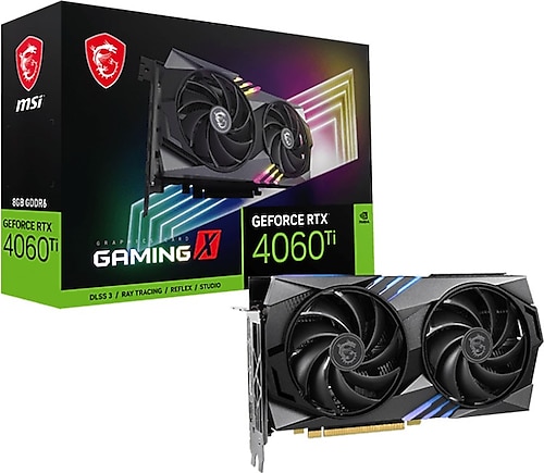 MSI RTX 4060 TI Gaming X 8G 128 Bit GDDR6 8 GB Ekran Kartı