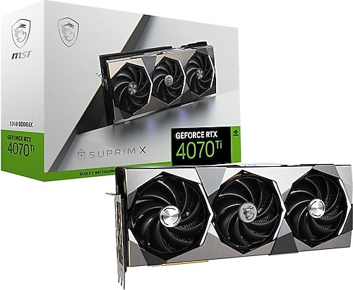 MSI RTX 4070 TI Suprim X 12G 192 Bit GDDR6X 12 GB Ekran Kartı