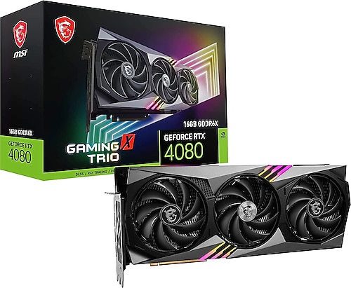 MSI RTX 4080 Gaming X Trio 256 Bit GDDR6X 16 GB Ekran Kartı