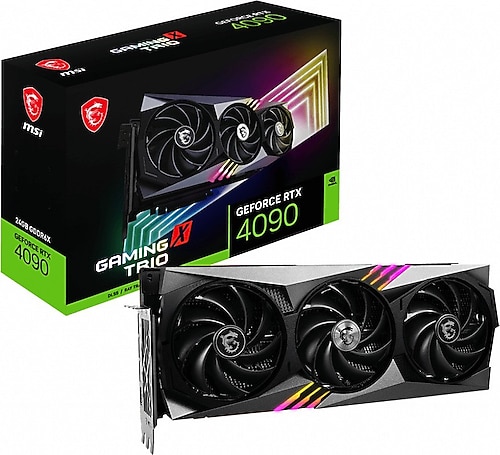 MSI RTX 4090 Gaming X Trio 24G 384 Bit GDDR6X 24 GB Ekran Kartı