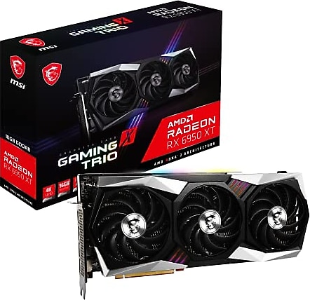 MSI RX 6950 XT Gaming X Trio 16G 256 Bit GDDR6 16 GB Ekran Kartı