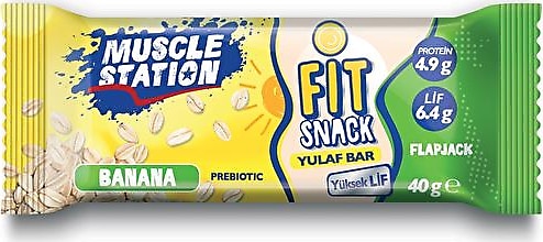 Muscle Station Fit Snack Yulaf Bar Banana 40 gr