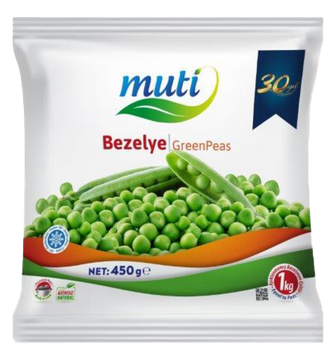 Muti Dondurulmuş Bezelye 450 G