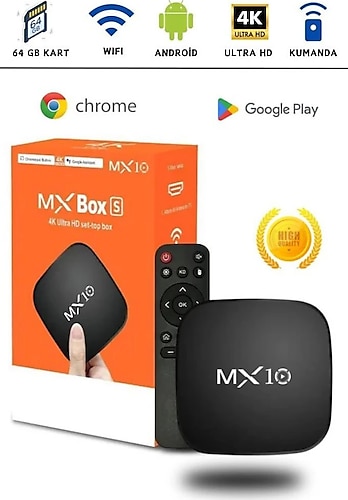 MX10 4K Android TV Box