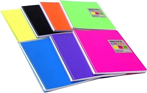 Mynote Spiralli Pp Kapak Defter A4 60 Yaprak Çizgili