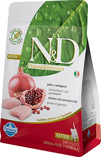 N&D Prime Kitten Tahılsız Tavuklu ve Narlı 10 kg Yavru Kedi Maması