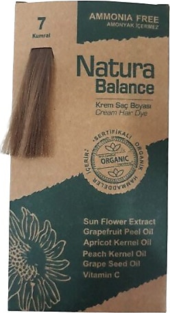 Natura Balance Organik 7.0 Kumral Saç Boyası