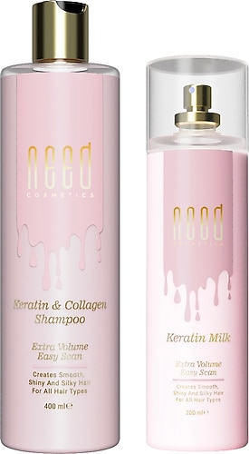 NEED COSMETİCS Keratin & Kolajen Saç Bakım Seti