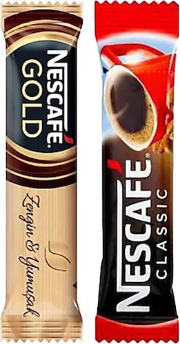 Nescafe Classic 2 Gr X 200 Adet Granül Kahve + Nescafe Gold 2 Gr X 100 Adet