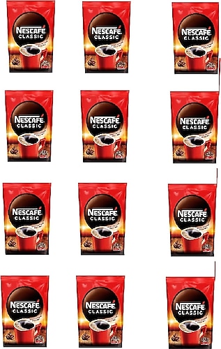 Nescafe Classic Granül Kahve 100 gr Eko Paket 12'li