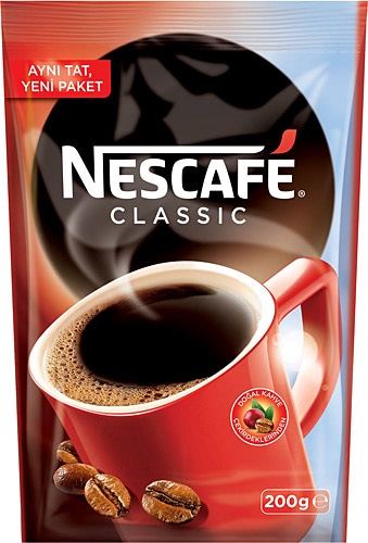Nescafe Classic Granül Kahve 200 gr Eko Paket 2'li