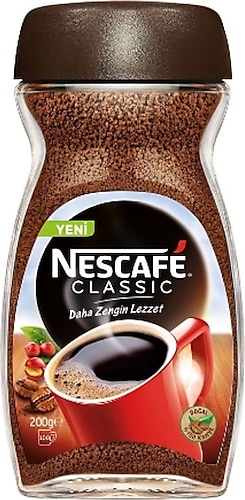 Nescafe Classic Granül Kahve 200 gr Kavanoz 3'lü