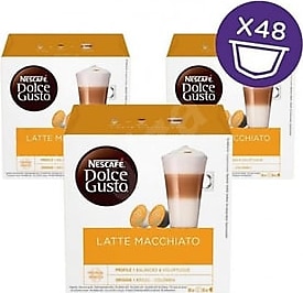 Nescafe Dolce Gusto Caramel Latte Macchiato Kapsül Kahve 16'lı 3 Adet