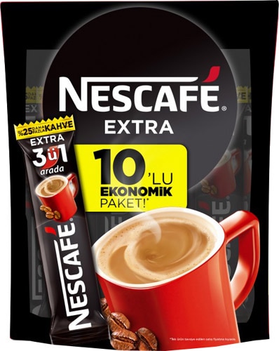 Nescafe Extra 3'ü 1 Arada 10x16.5 gr