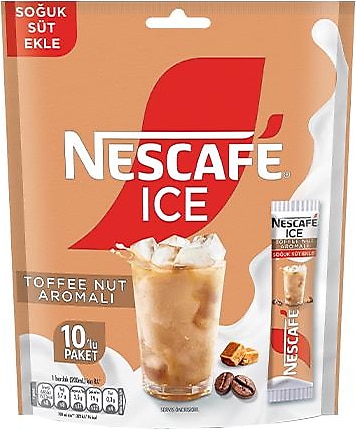 Nescafe Ice Toffee Nut Hazır Kahve 10'lu