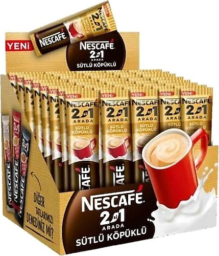 Nescafe Sütlü Köpüklü 2'si 1 Arada 48x10 gr
