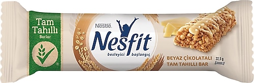 Nesfit Beyaz Çikolatalı Tam Tahıllı Bar 22.5 gr