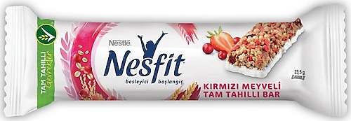 Nesfit Kırmızı Meyveli 23.5 gr 16'lı Paket Bar