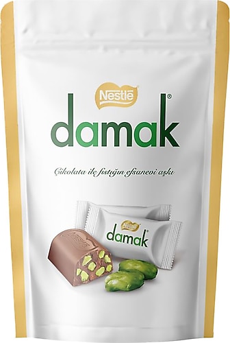 Nestle Damak Antep Fıstıklı Sütlü Çikolata 151.2 gr