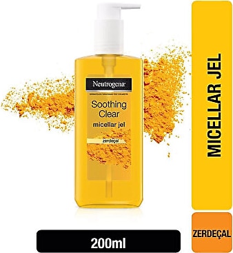 Neutrogena Clear & Soothing Zencefil Micellar 200 ml Makyaj Temizleme Jeli