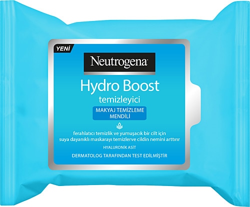 Neutrogena Hydro Boost 25'li Makyaj Temizleme Mendili
