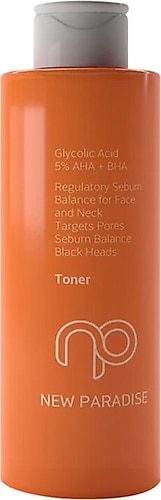 New Paradise Gözenek Sıkılaştırıcı AHA+BHA Glikolik Asit Tonik 200 ml
