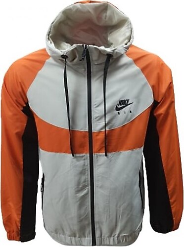 Nike N3440 Erkek Maraton Fermuarlı Kapüşonlu Yağmurluk - N3440 - Krem - ST01400-Krem-S