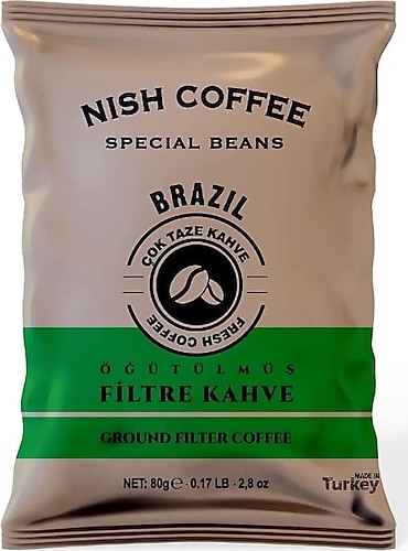 Nish Brezilya 80gr Filtre Kahve