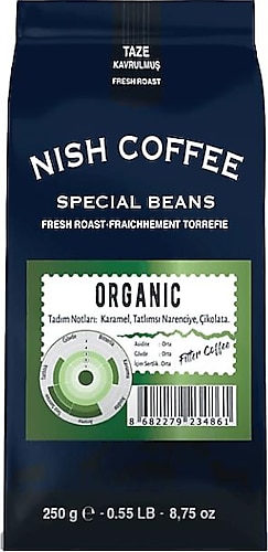 Nish Organik Filtre Kahve 250 gr