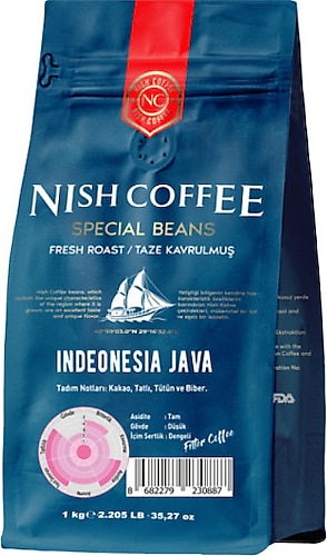 Nish Special Beans Endonezya Java Filtre Kahve 1 kg